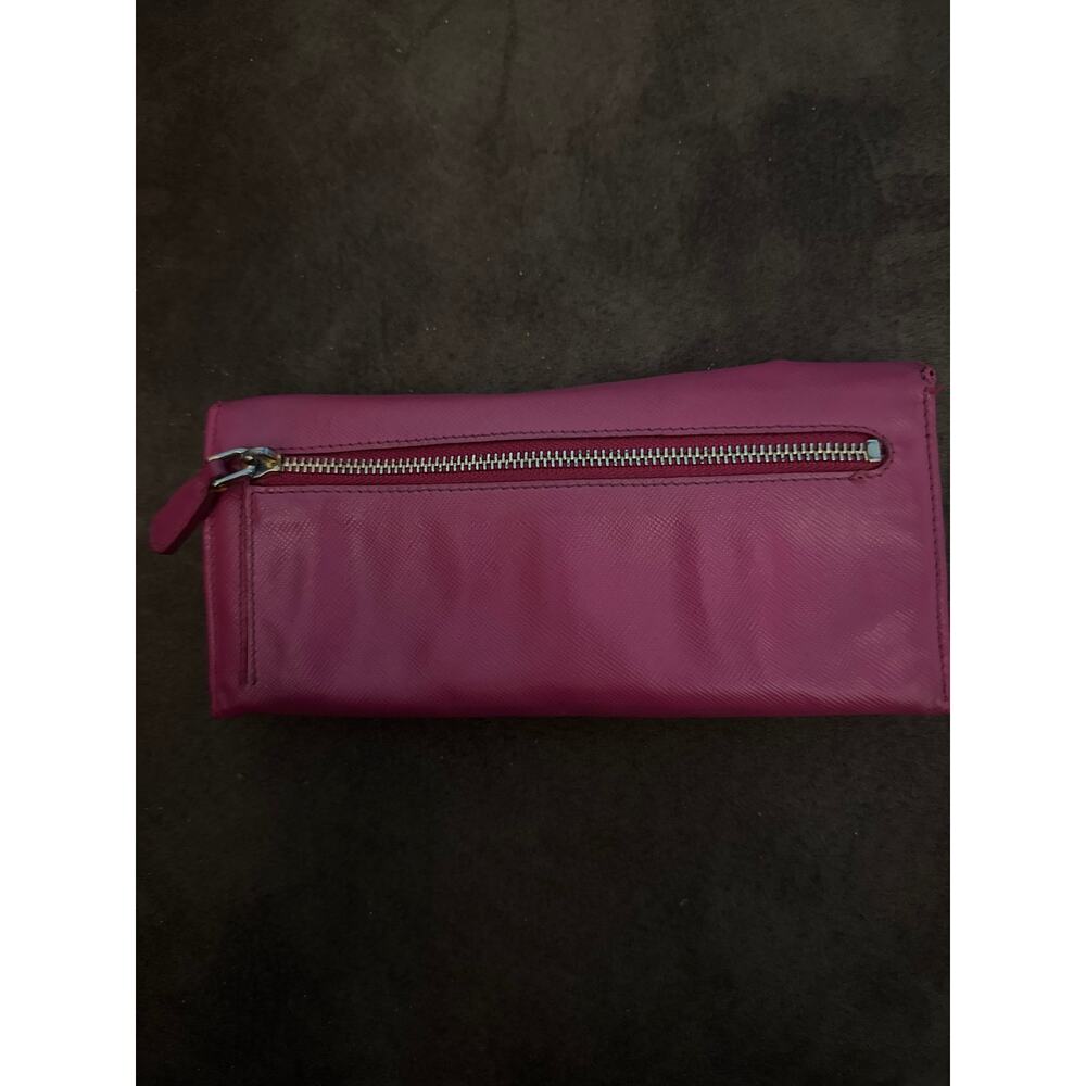 Prada Saffiano Lux Continental Flap Wallet - Picture 2 of 11